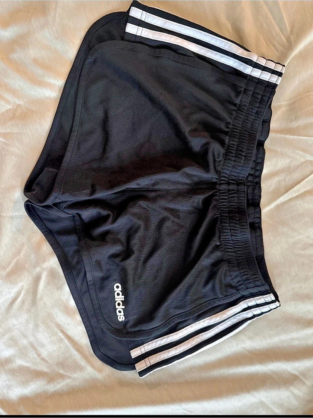 adidas Climalite Pacer 3-Stripes Shorts Athletic Shorts Small Black